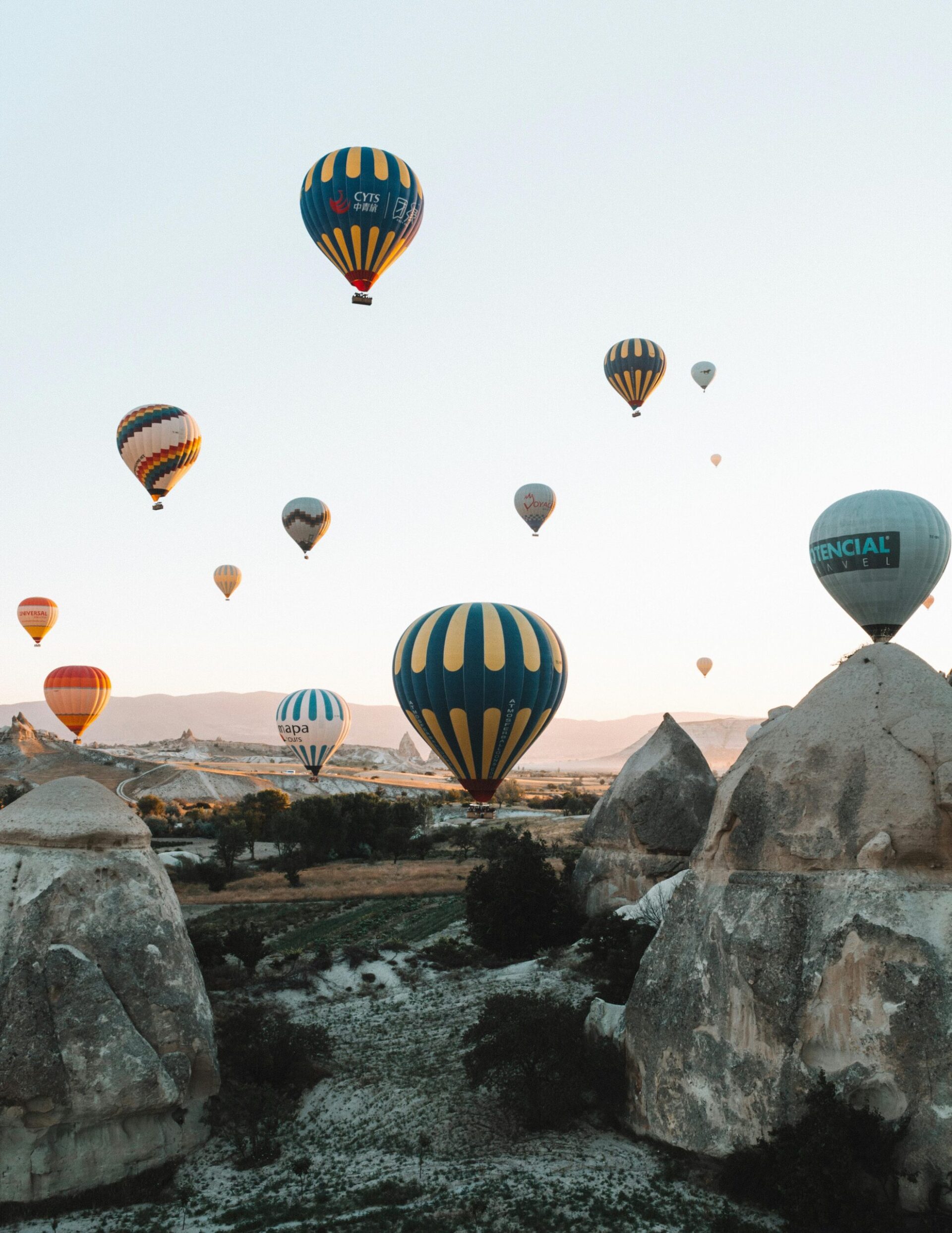 Cappadocia, Abruzzo, Italy Hot Air Balloons
